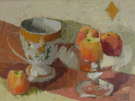 Loving Cup with Peaches