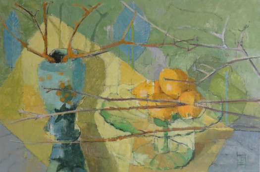 Still Life Between Twigs